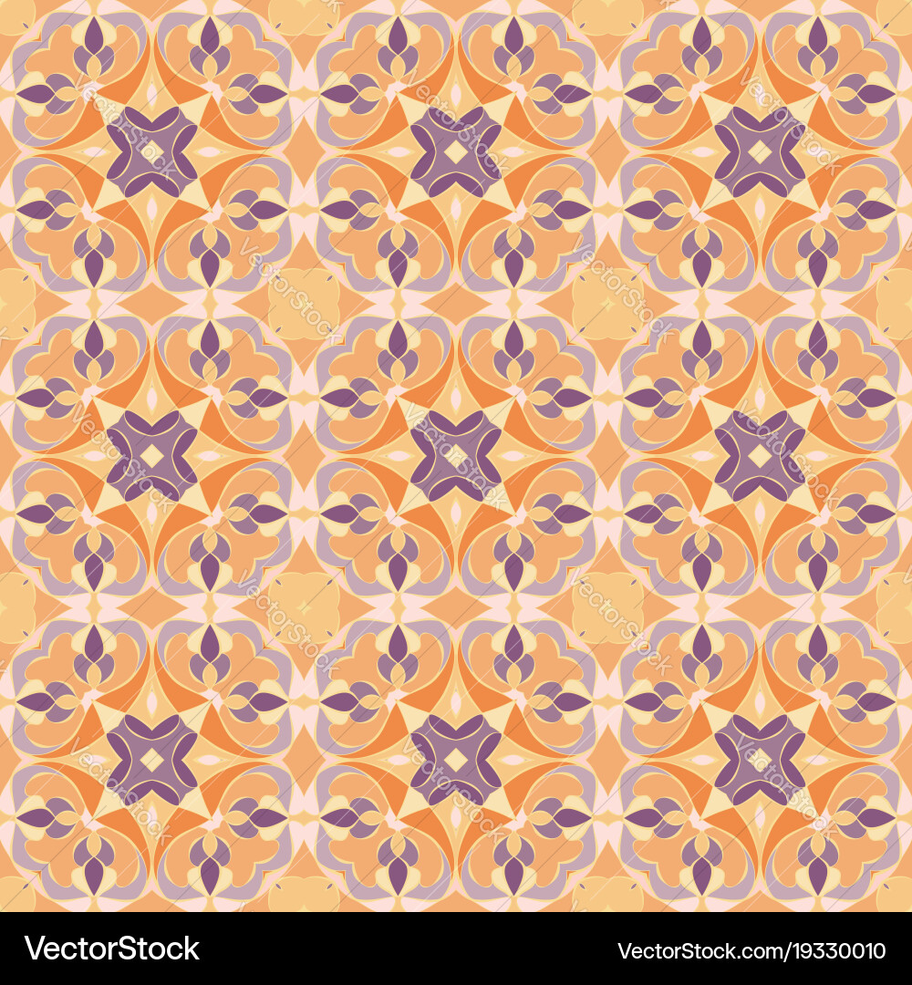Seamless symmetrical pattern Vector Image