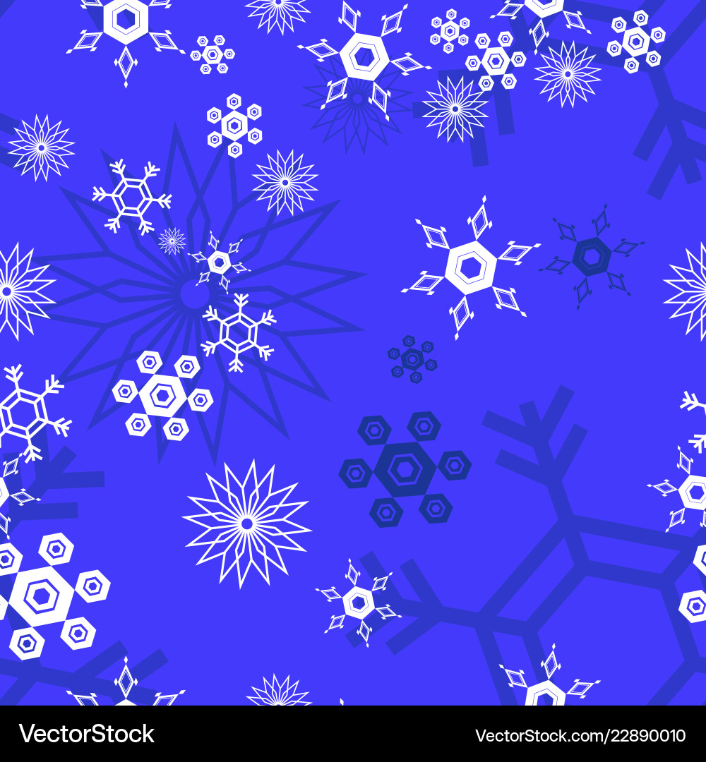 Snowflake pattern Snowflake pattern vector image