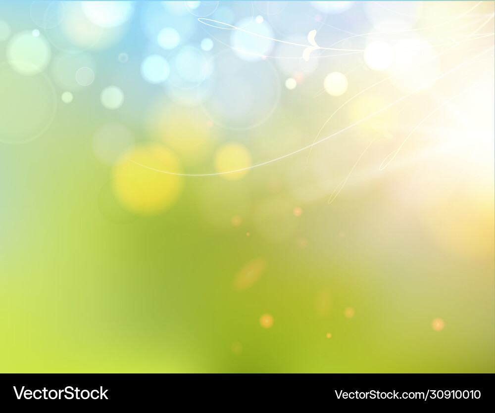 Spring Nature Background vector image
