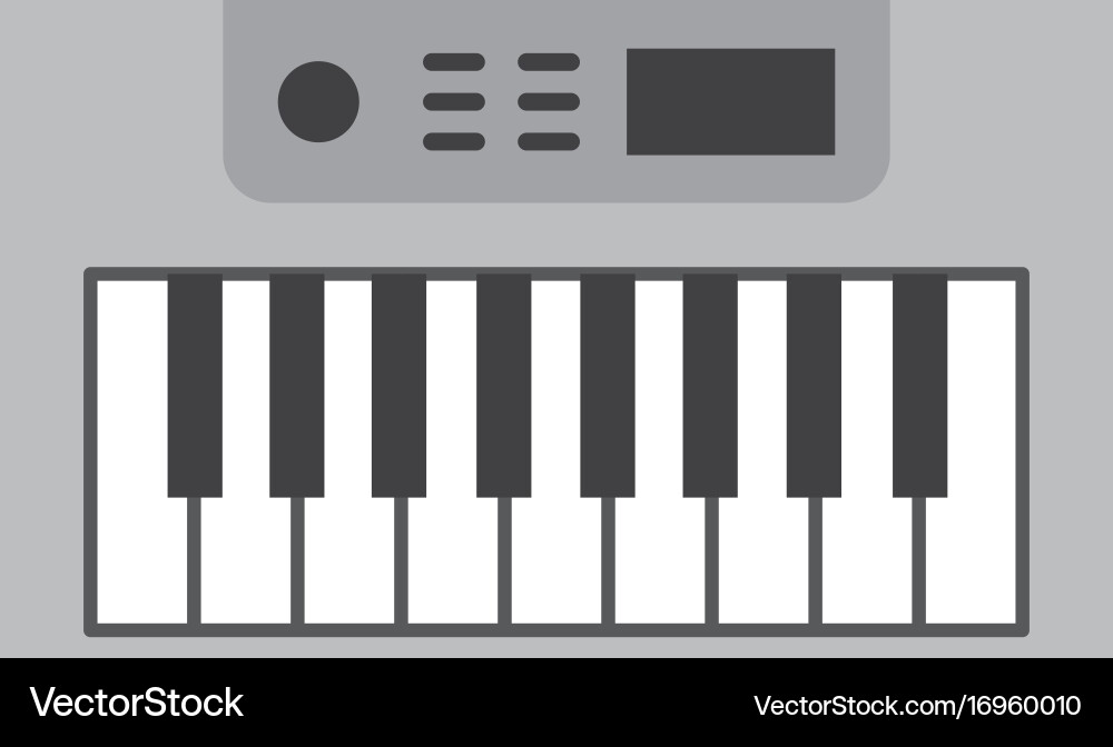 Synth console isolated icon vector image