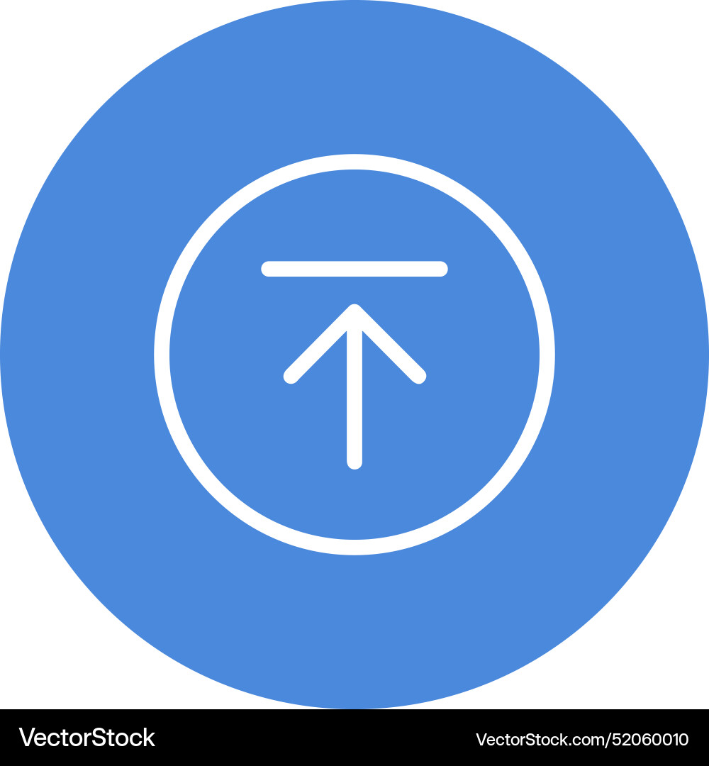 Upload outline icon symbol image Upload outline icon symbol image Vector Image
