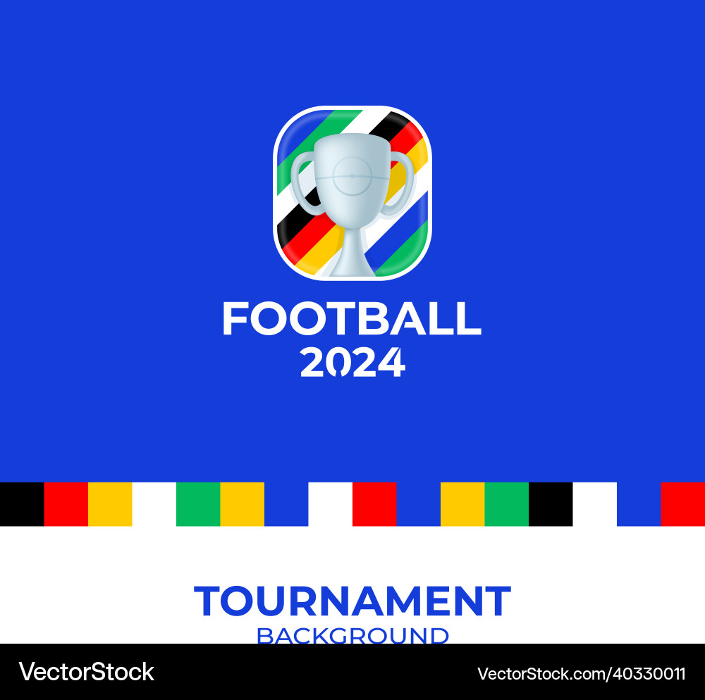 2024 Fußball-Weltmeisterschafts-Logo 2024 Fußball-Weltmeisterschafts-Logo Vektorbild