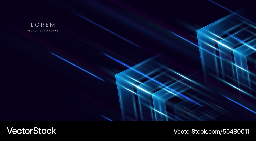 Abstrakte futuristische leuchtende neonblaue Pfeil Abstrakte futuristische leuchtende neonblaue Pfeil vektorbild