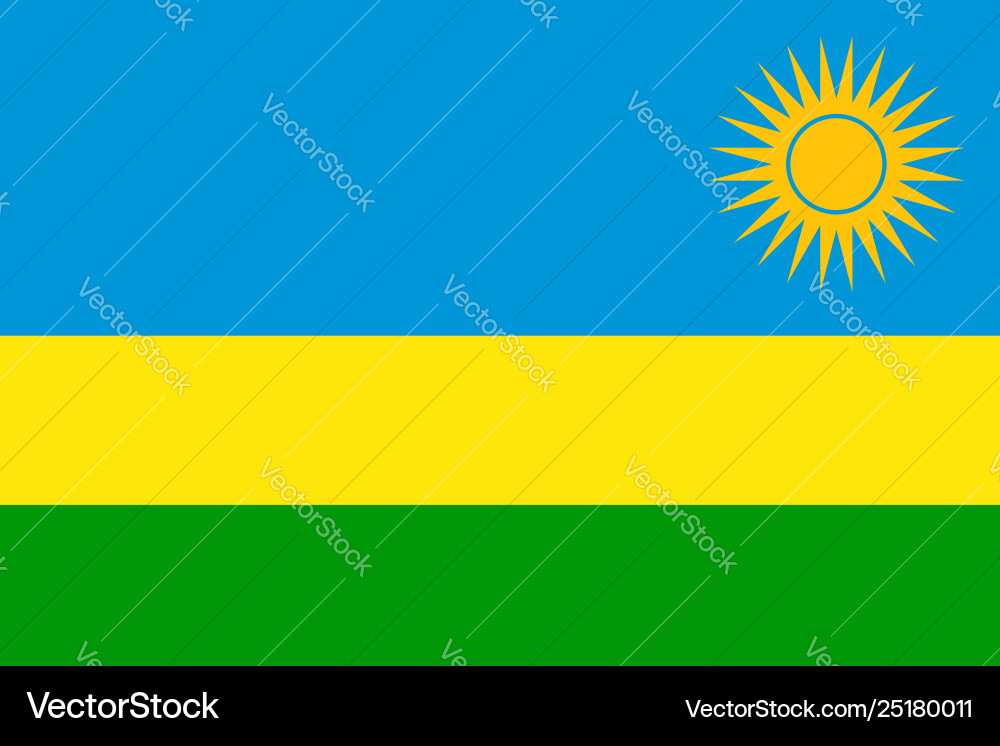 Flag rectangular shape Vector Image