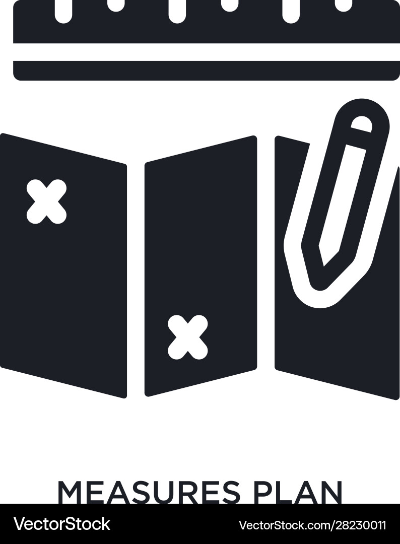 Measures plan isolated icon simple element from Measures plan isolated icon simple element from vector image