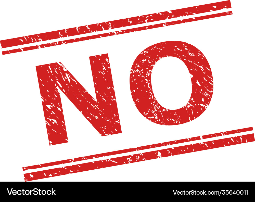 No seal with unclean texture and double parallel No seal with unclean texture and double parallel Vector Image