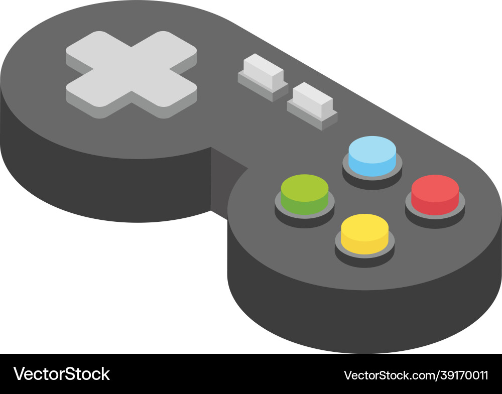 PlayStation Game Controller vector image