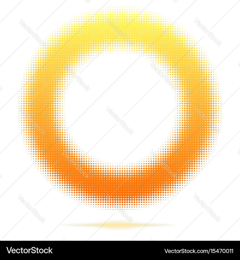 Retro Halftone Spot Pattern vector image