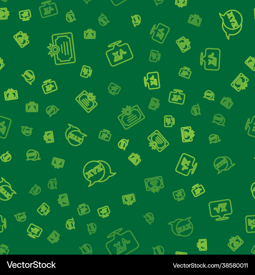 Set line certificate template xyz coordinate vector image