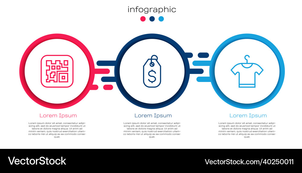 Set line qr code price tag with dollar and t Set line qr code price tag with dollar and t Vector Image