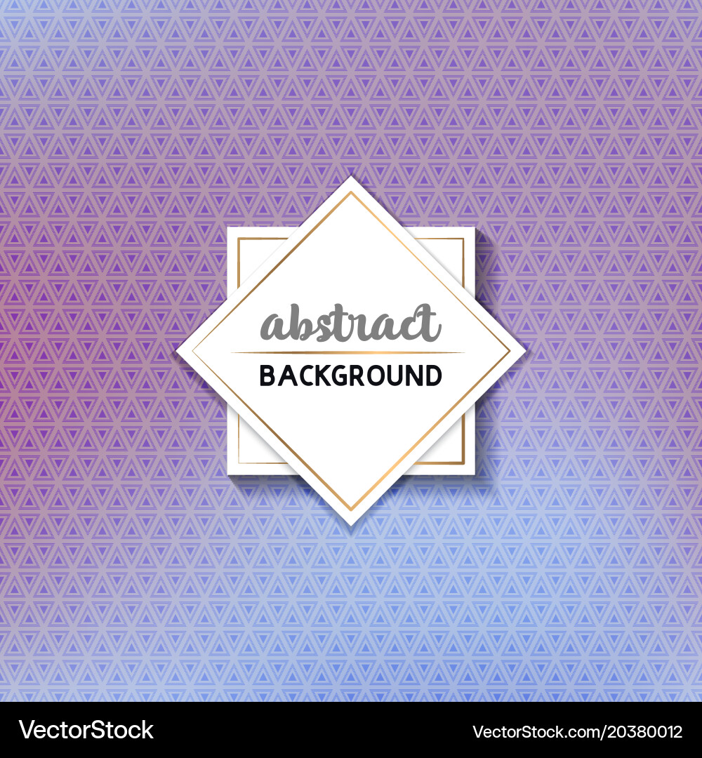 Abstract geometric pattern vector image