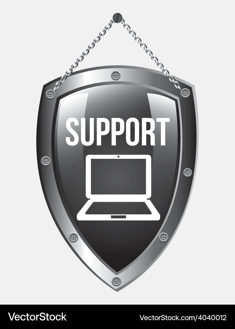 Computer support Vector Image