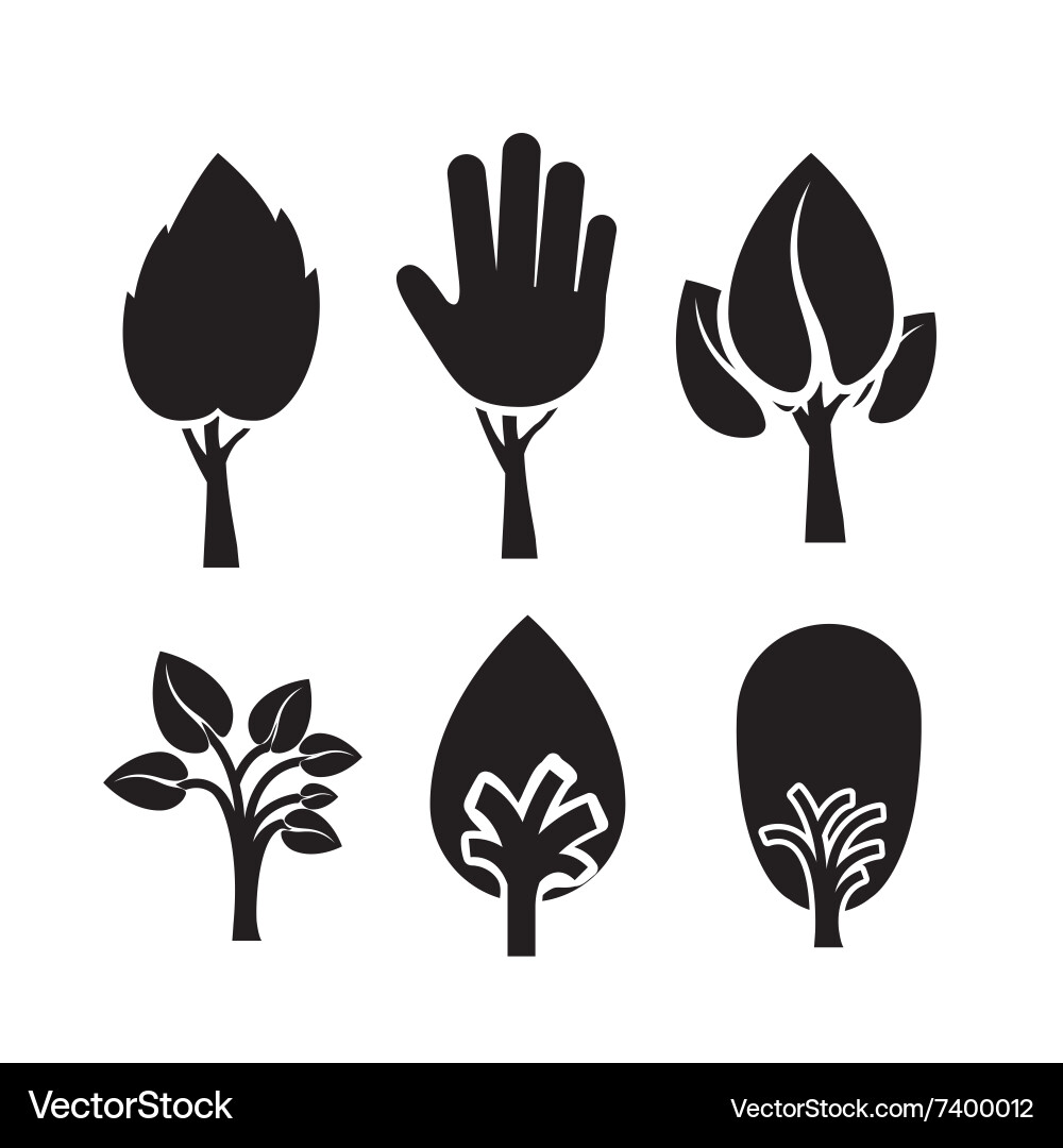 Conceptual tree design vector image