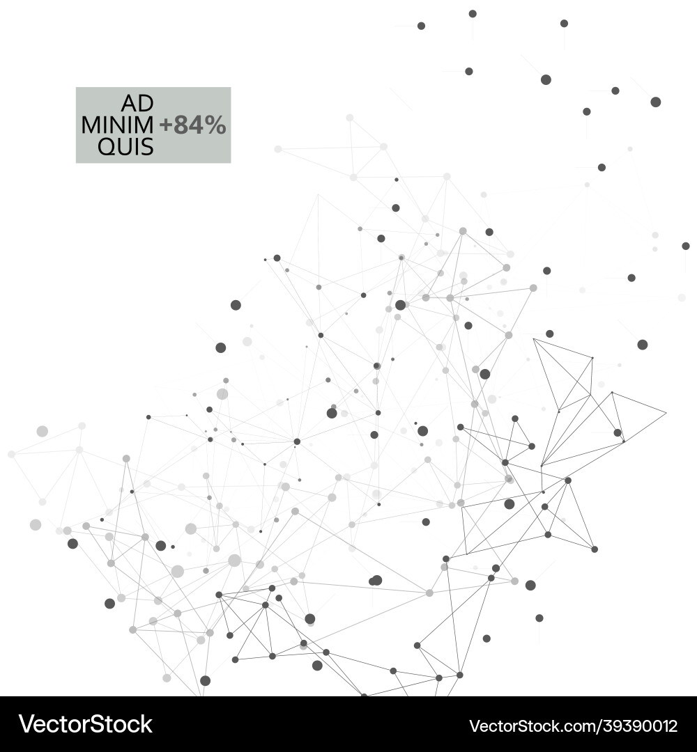 Molecules and communication background data Molecules and communication background data vector image