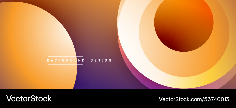 Abstract gradients circles curves create modern Abstract gradients circles curves create modern vector image