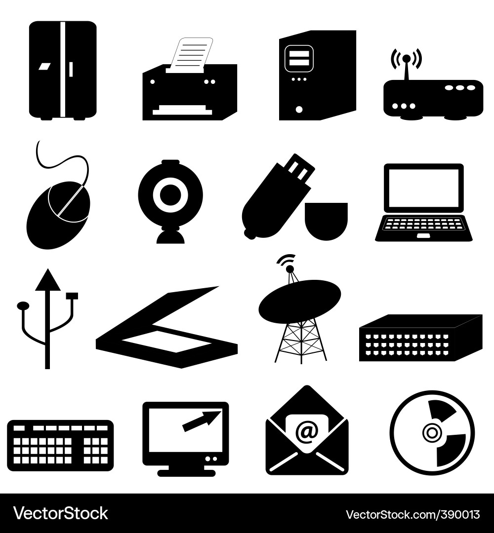 Computer icons Royalty Free Vector Image - VectorStock