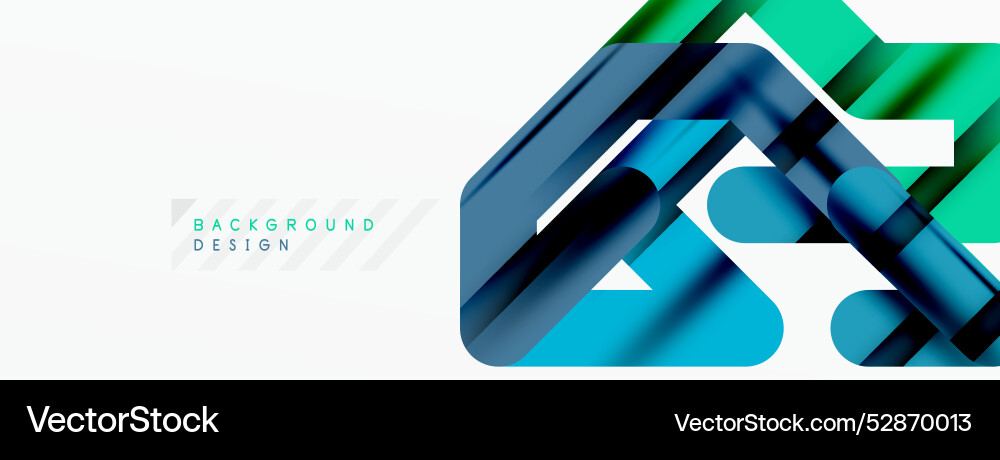 Dynamic colorful lines minimal abstract background Vector Image
