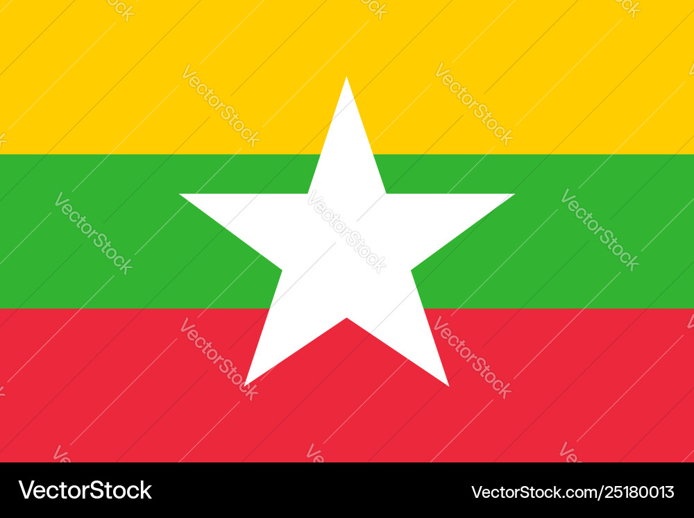 Flag rectangular shape Flag rectangular shape vector image