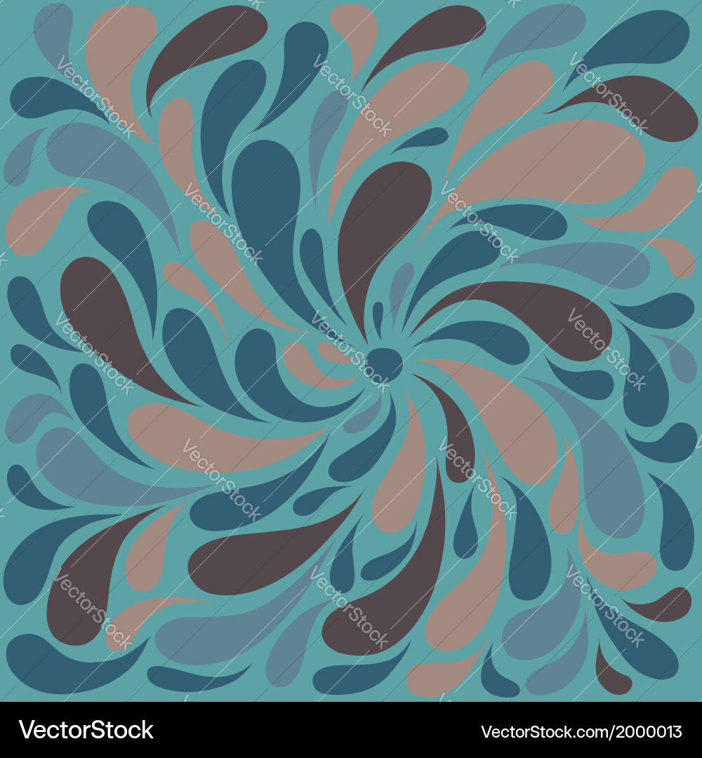 Fluid Drop Pattern Vector Image