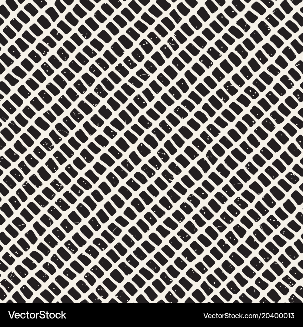 Hand drawn lines seamless grungy pattern abstract vector image