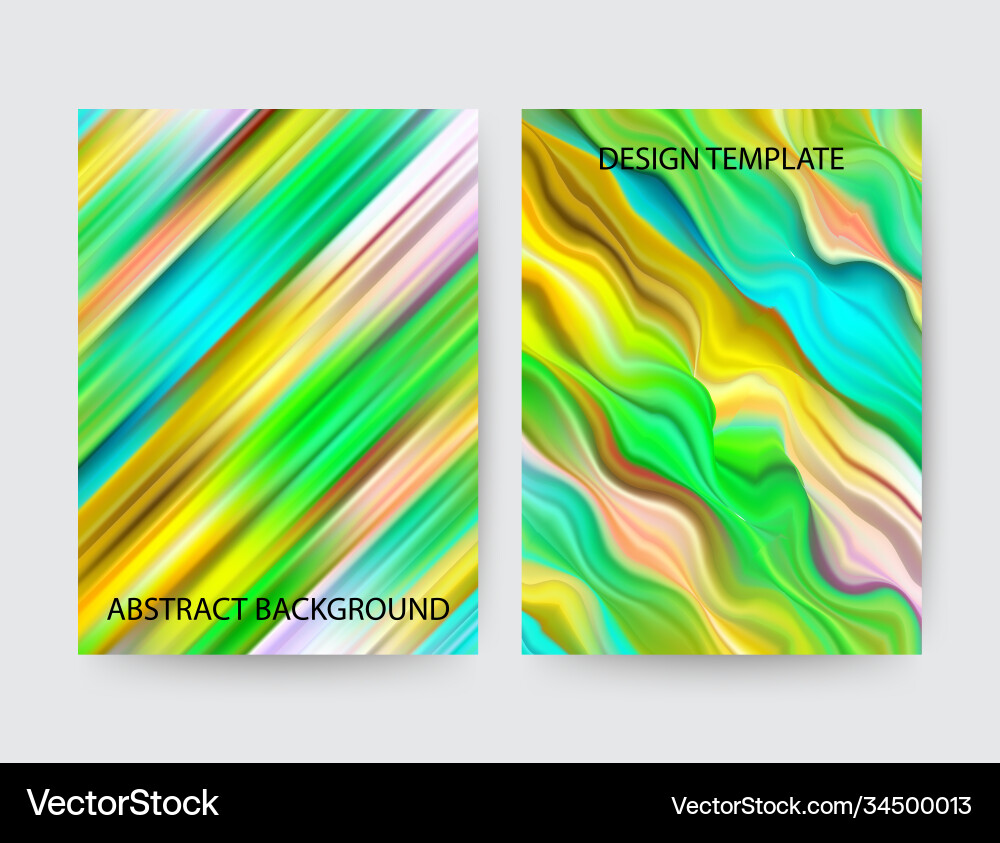 Set abstract wave background colored colorful Set abstract wave background colored colorful vector image