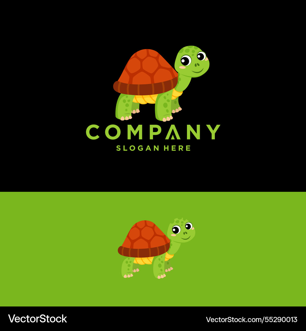 Turtle symbol initial letter design monogram Turtle symbol initial letter design monogram Vector Image