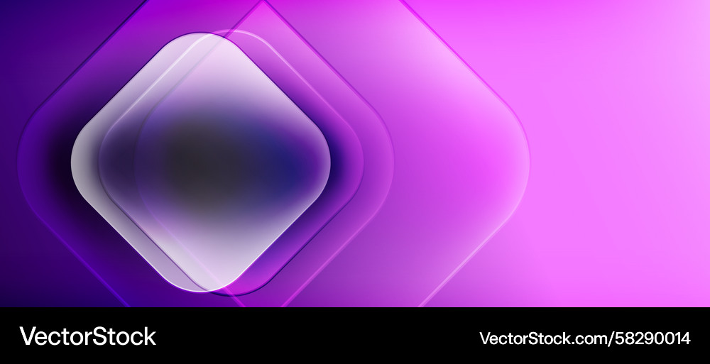 Abstract composition layers create glowing square Abstract composition layers create glowing square Vector Image