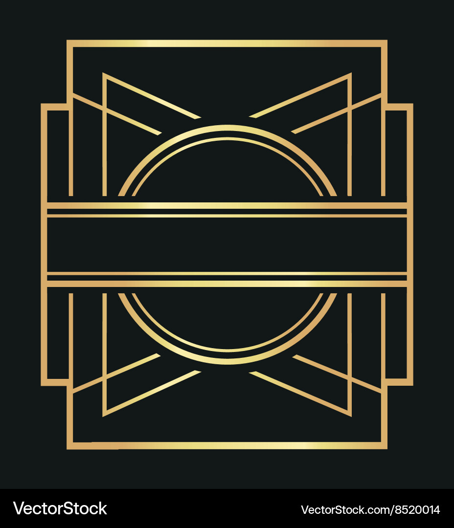 Flat about gatsby background design vector image