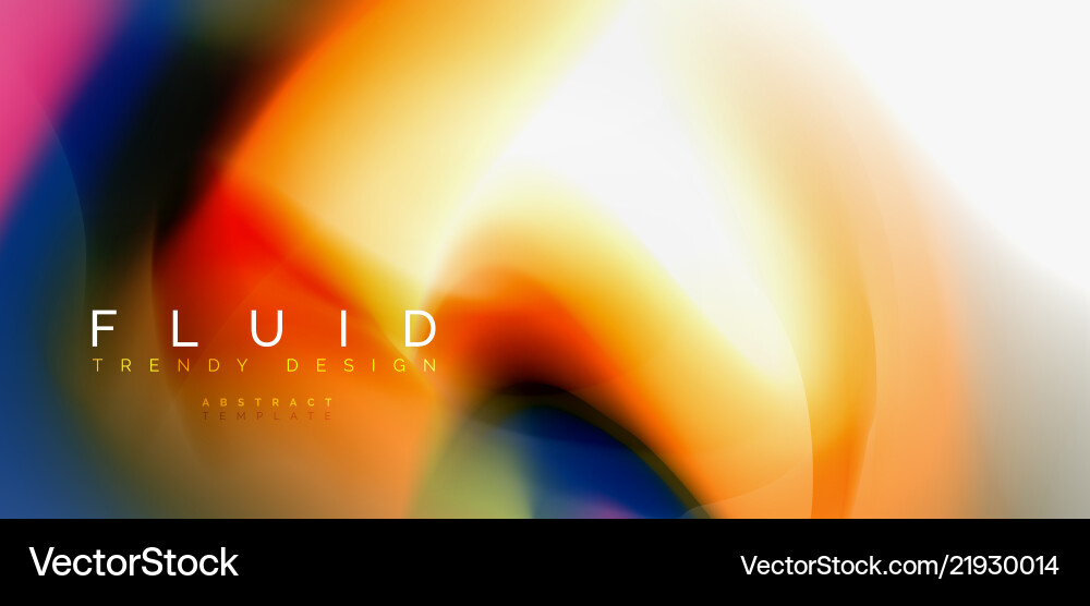 Fluid flowing wave abstract background Fluid flowing wave abstract background Vector Image