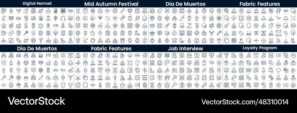 Linear style icons pack in this bundle include Linear style icons pack in this bundle include vector image