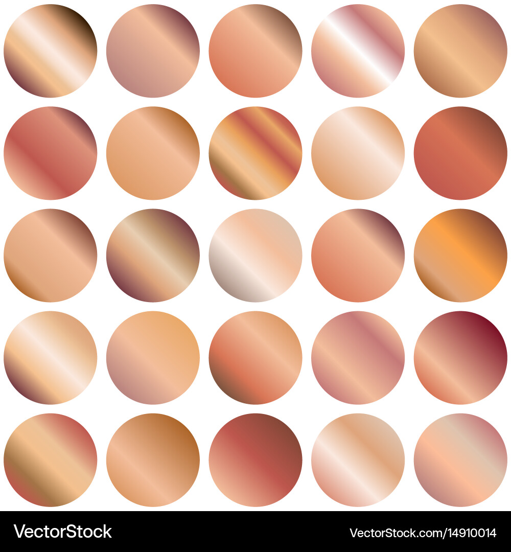 Set of circle gradient backgrounds Vector Image