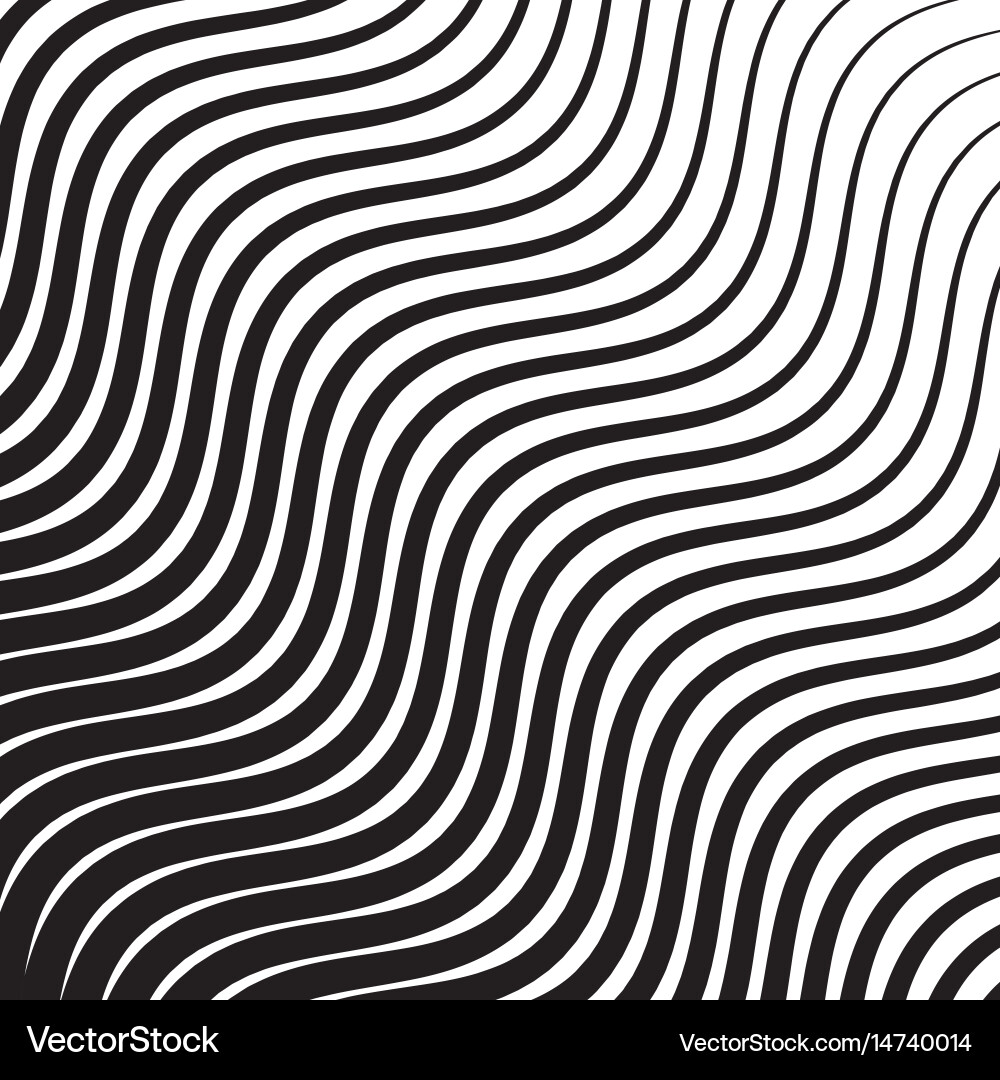 Wave oblique smooth lines pattern vector image
