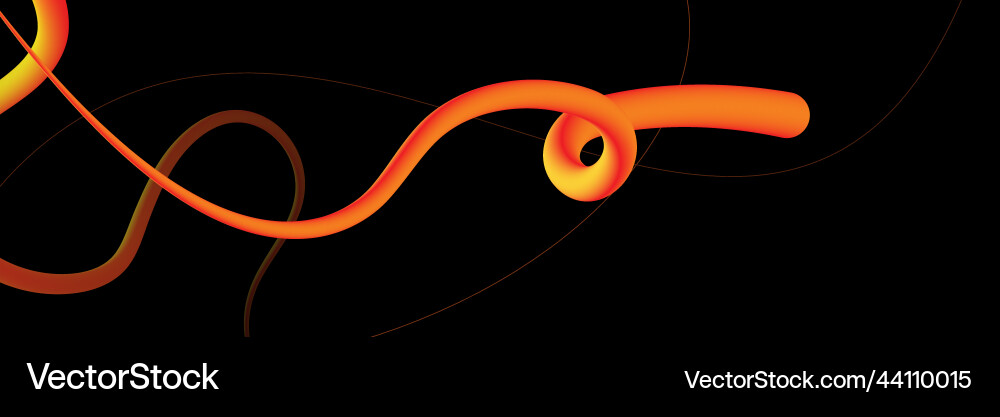 3d design with smooth gradient shapes 3d design with smooth gradient shapes vector image