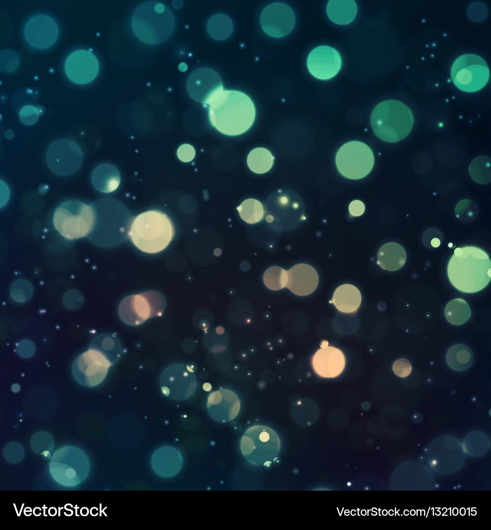 Abstract holiday background bokeh effect vector image