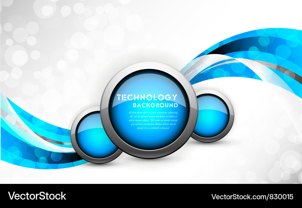 Abstract Swirl Technology Background vector image