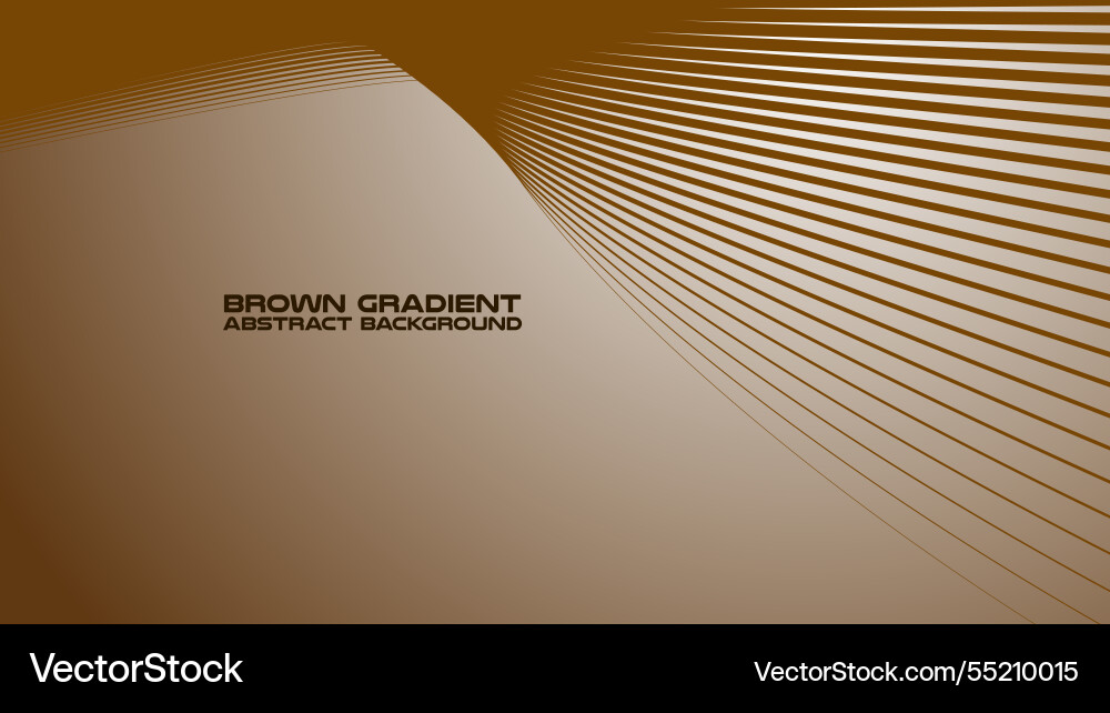 Brown gradient with curve line abstract Brown gradient with curve line abstract Vector Image