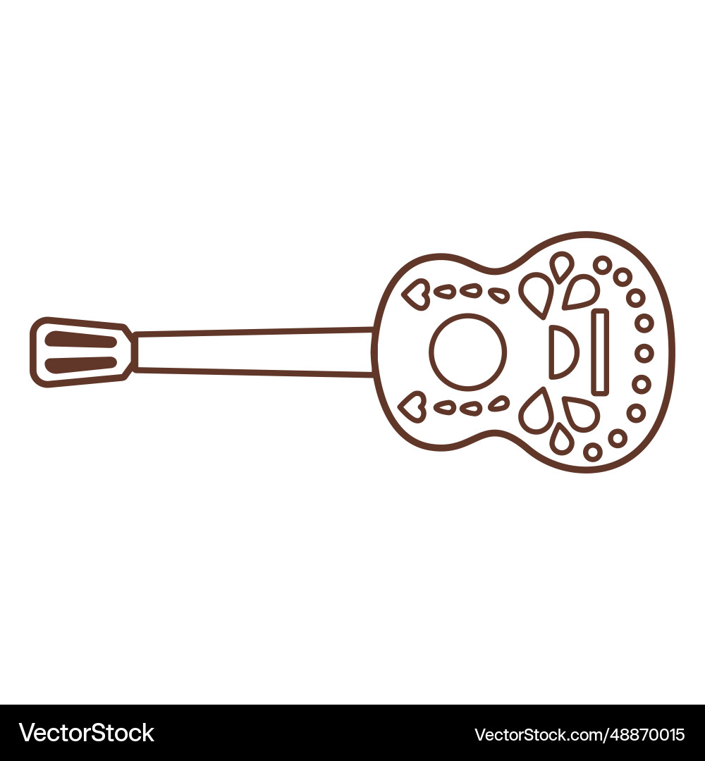 Guitar string pattern stroke Guitar string pattern stroke vector image