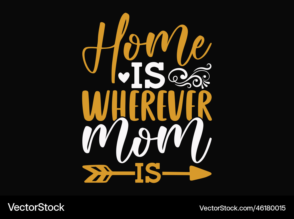 Home Is Wherever Mom Is - Family  Personalized Custom Shaped Acrylic LED Light - Mother's Day, Gift For Mom