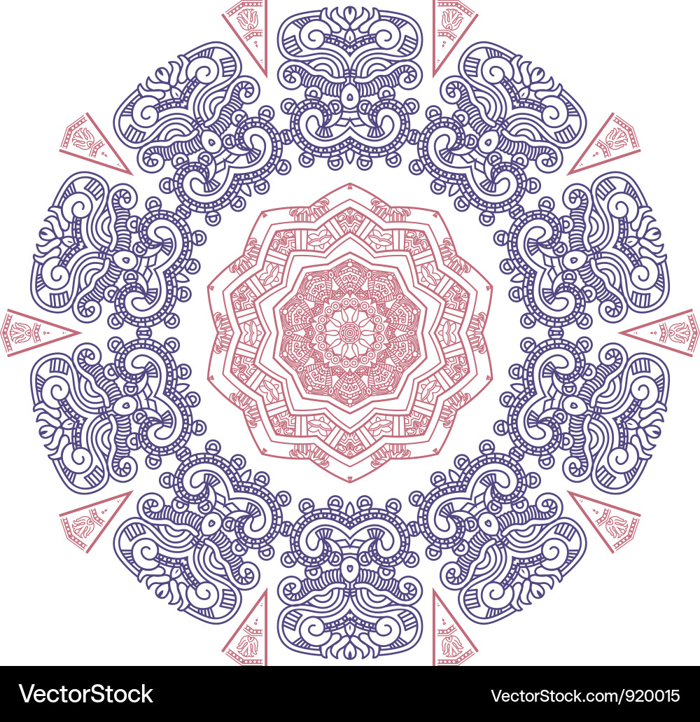 Intricate Aztec Pattern vector image