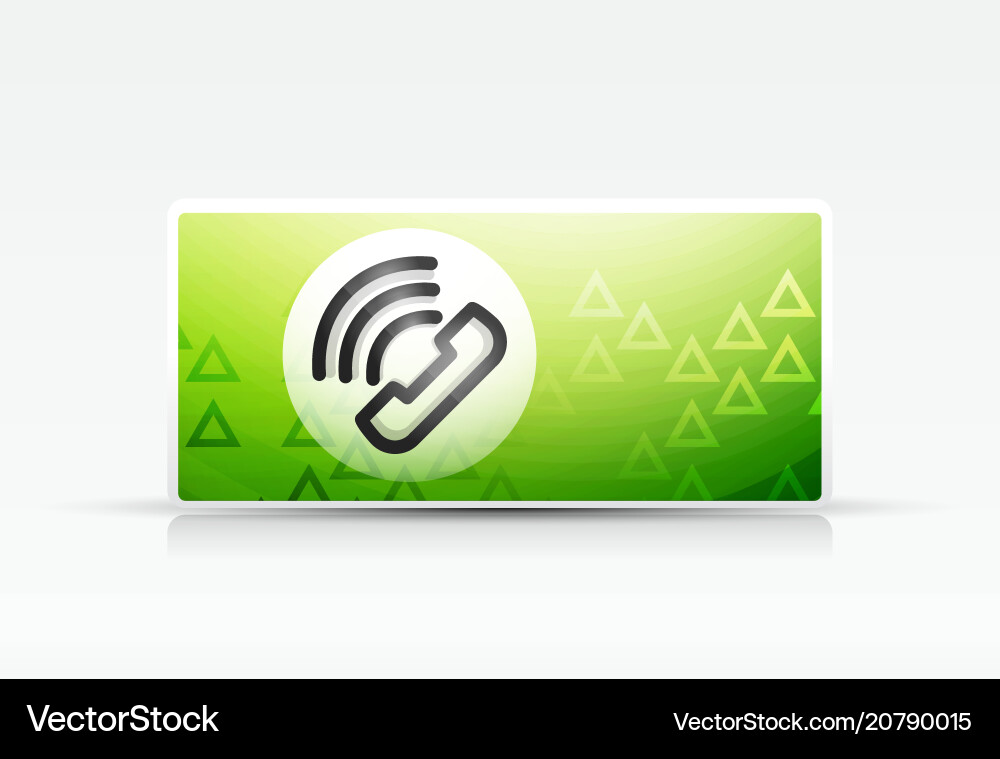 Phone button call support idea Phone button call support idea vector image