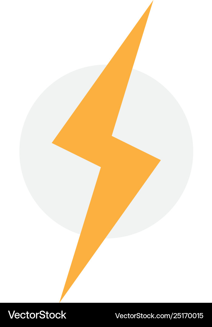 Thunder and lightning vector image
