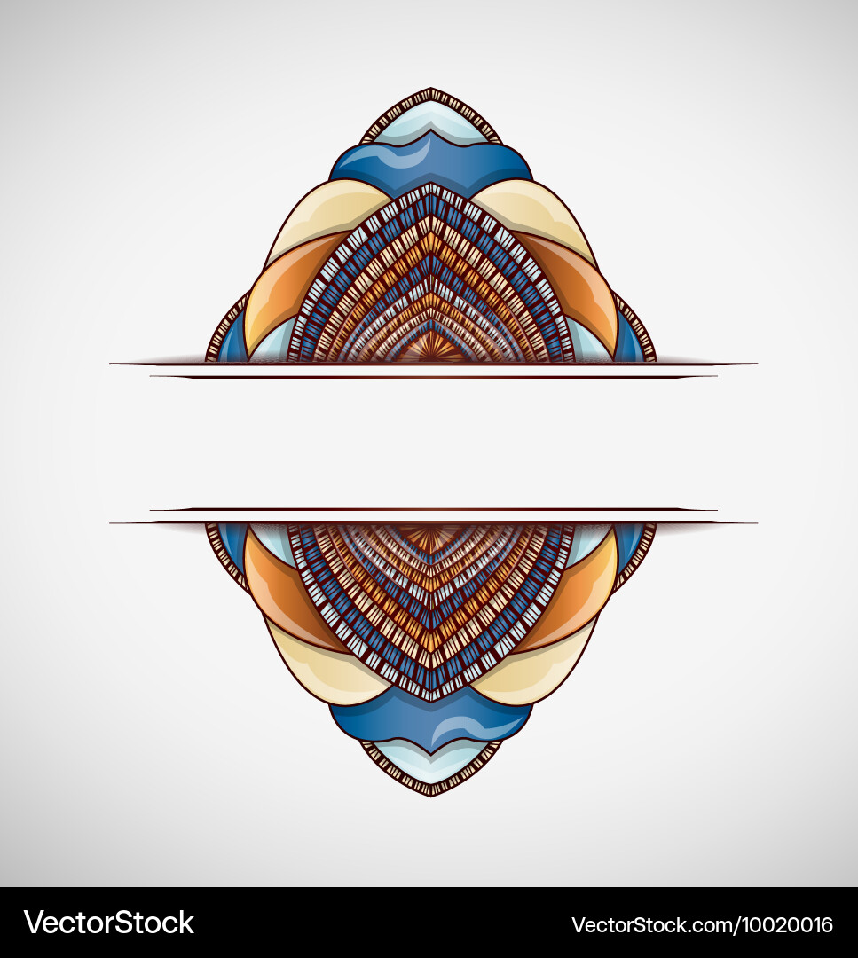 Abstract background with frame Vector Image