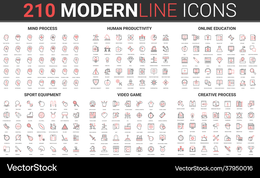 Brainstorming & Sports Education Vector Image