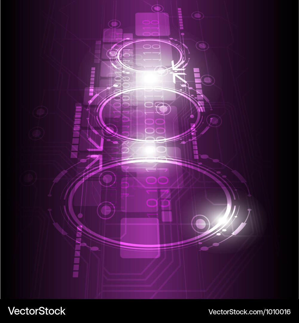 Digital Network Background Vector Image