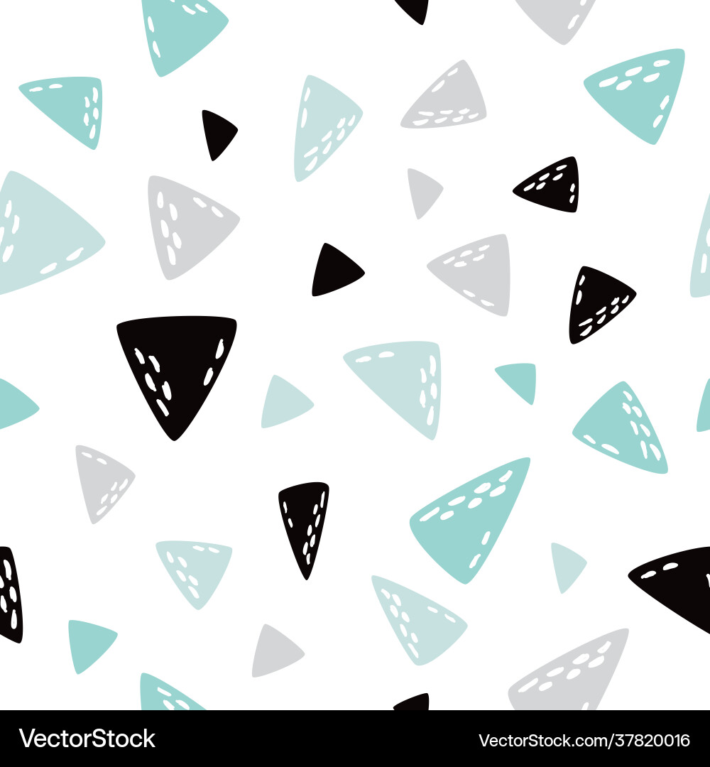 Triangle seamless pattern creative texture Triangle seamless pattern creative texture vector image