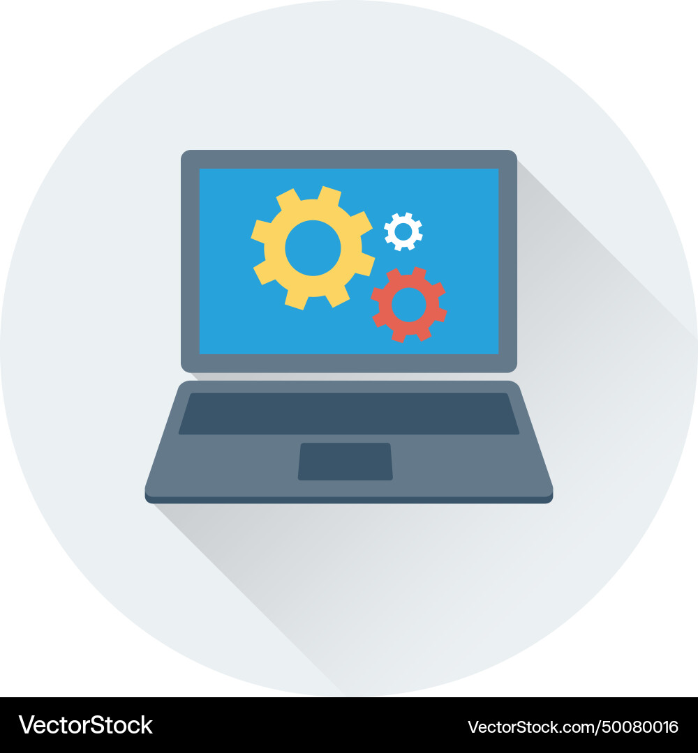 Web setting icon vector image