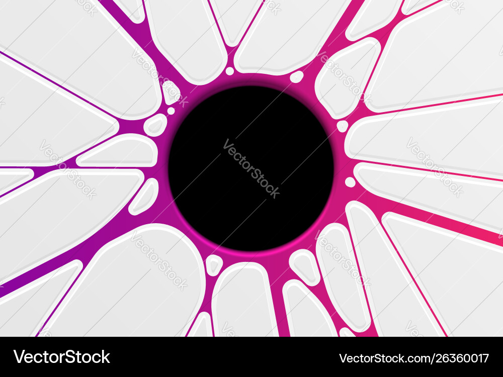Abstract hole template with colorful pattern Abstract hole template with colorful pattern Vector Image