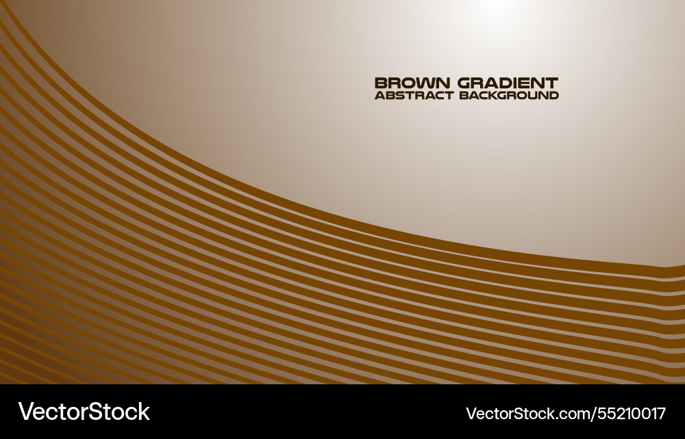 Brown gradient with curve line abstract Vector Image