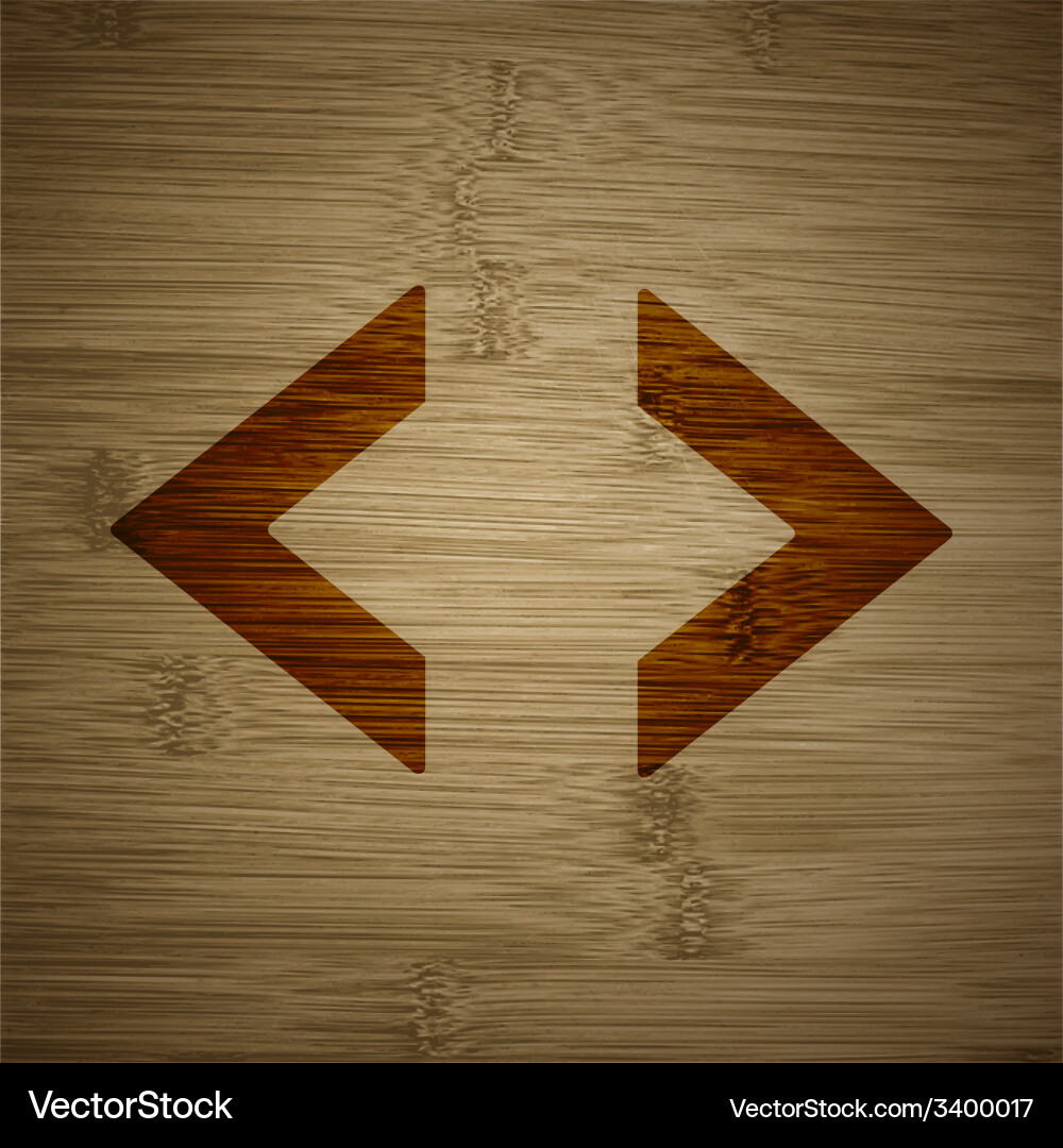 Code icon symbol flat modern web design with long vector image