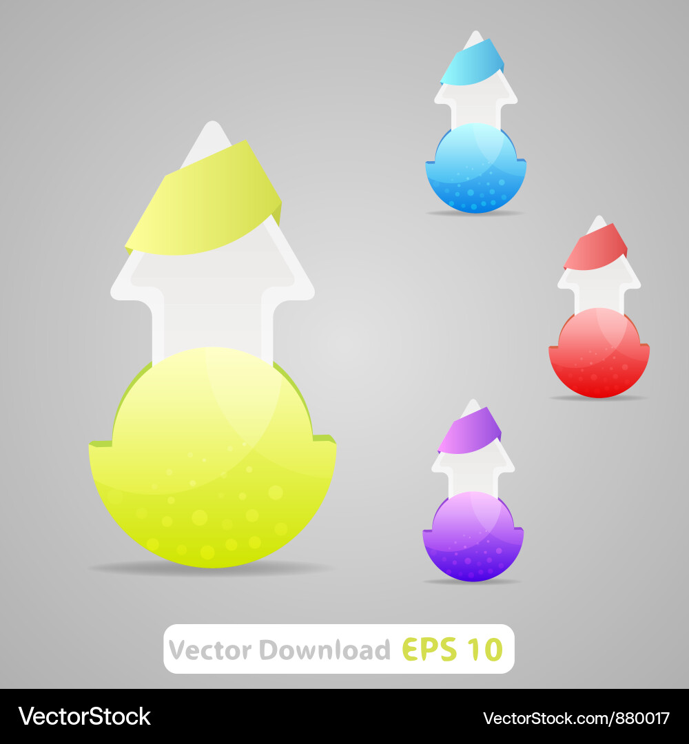 Download folder shining icon with color variation Vector Image